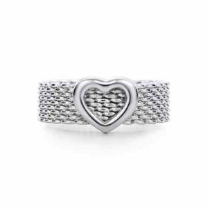Authentic  Tiffany’s Heart Mesh Ring